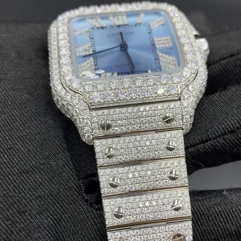 Cartier Santos — Fully Iced