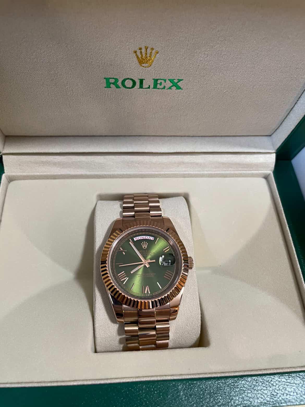 Rolex Day-Date — Olive